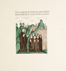 Ms. New Coll 380, f38r. Las antigüedades de la Catedral de Santa María, Carlisle, dibujado por Robert Carlile, 1795 de Robert Carlile
